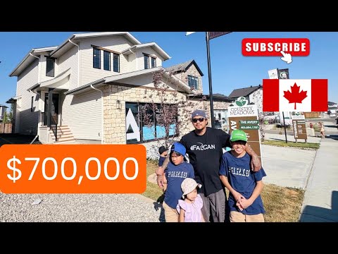 Tour a $700,000 New Home in Lethbridge Alberta Canada | House Tour Canada | Buhay Canada