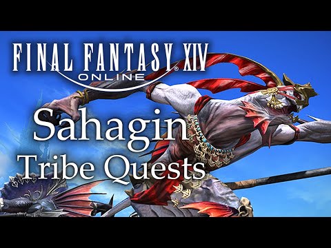 All Sahagin Tribe Main Quests & Cutscenes! ~Final Fantasy XIV: A Realm Reborn~ *Only ARR Tribes