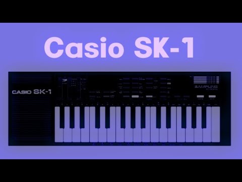 Casio SK-1 32-Key Sampling Keyboard 1986 - Black image 2