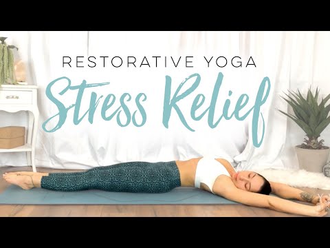 20 Minute Restorative Yoga BEST Yoga for Relaxation