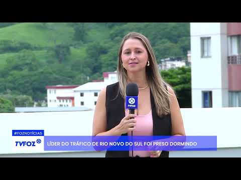Líder do tráfico de Rio Novo do Sul foi preso dormindo