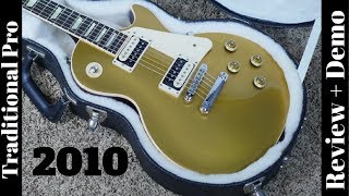Video thumbnail for 2010 Gibson Les Paul Traditional Pro Gold Top with Coil Taps! Review and Demo by The Trogly's Guitar Show