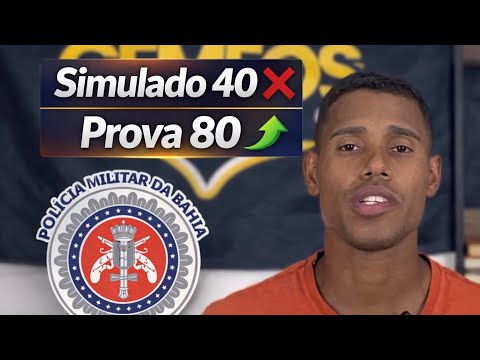 Como tirei 80 pontos no concurso da PMBA- concurso público 