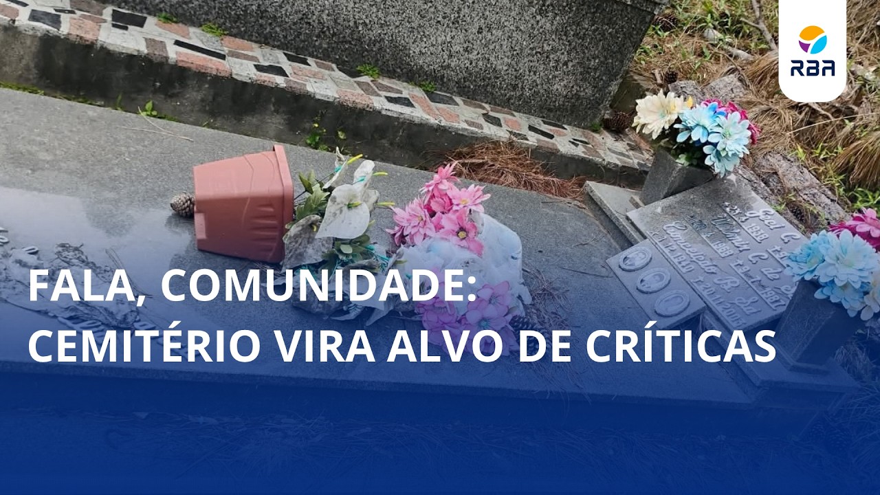 Fala, comunidade: Cemitério vira alvo de críticas