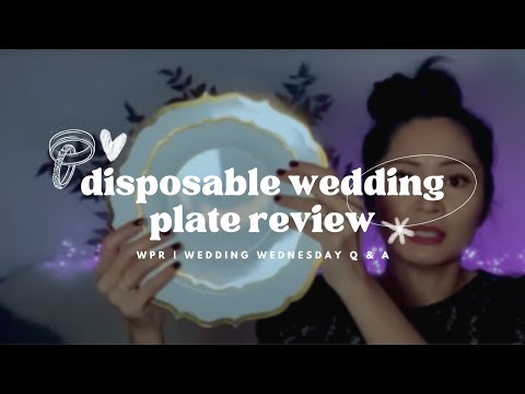 The Best Disposable Wedding Plates: Elegance | Convenience | Amscan Products Review