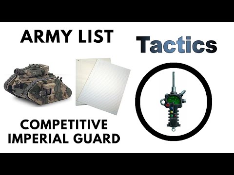 Competitive Imperial Guard Army List: Review + Tactics - Astra Militarum Codex Strategy Guide