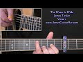 James Taylor The Water is Wide Intro Lesson