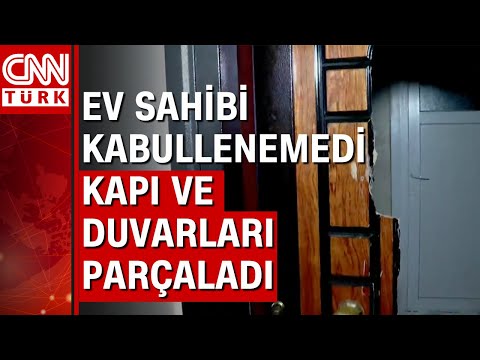 Ev sahibi yasal oranı kabul etmedi, kiracısının kapı ve duvarlarını balyozla kırdı