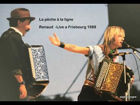 Videoclip de La pêche à la ligne (Live, Tournée Rouge Sang) — Renaud