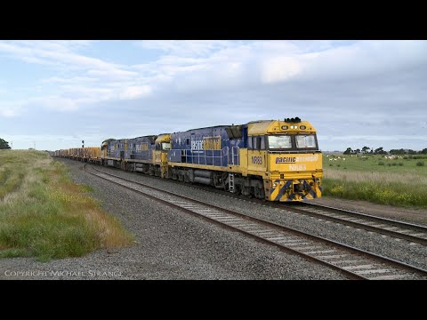 2MA5 Pacific National Container Freight Train (25/10/2021) - PoathTV Australian Railways