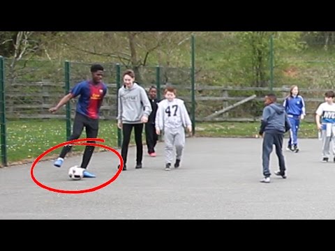 I Challenged Kid MESSI To A Football Match Video