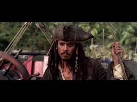 POTC-Curse of the Black Pearl(2003)►Captain Jack Sparrow in Port Royal Part 2 HD