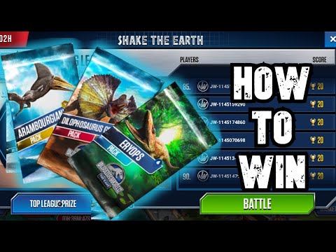 How to Win Tournaments in Jurassic World the Game