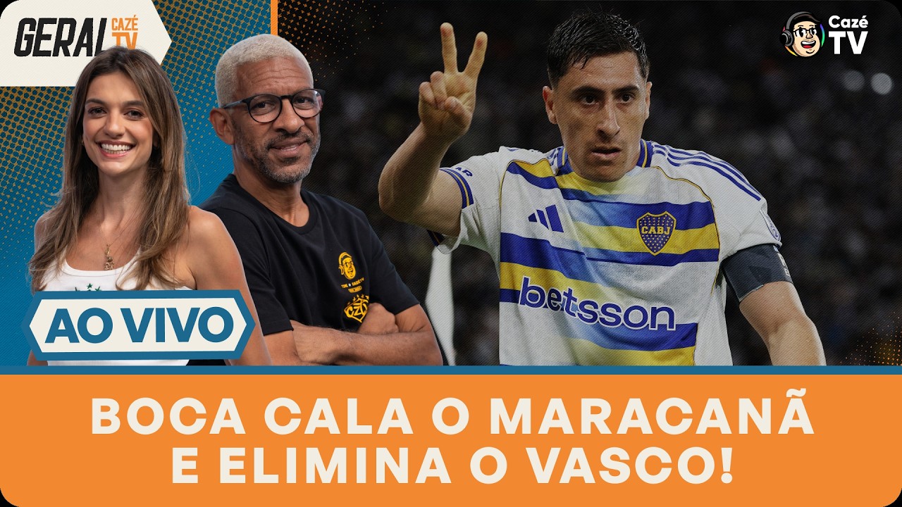VASCO É ELIMINADO DA SULA! BOCA MARCA NO FIM E AVANÇA À FINAL | GERAL CAZÉTV