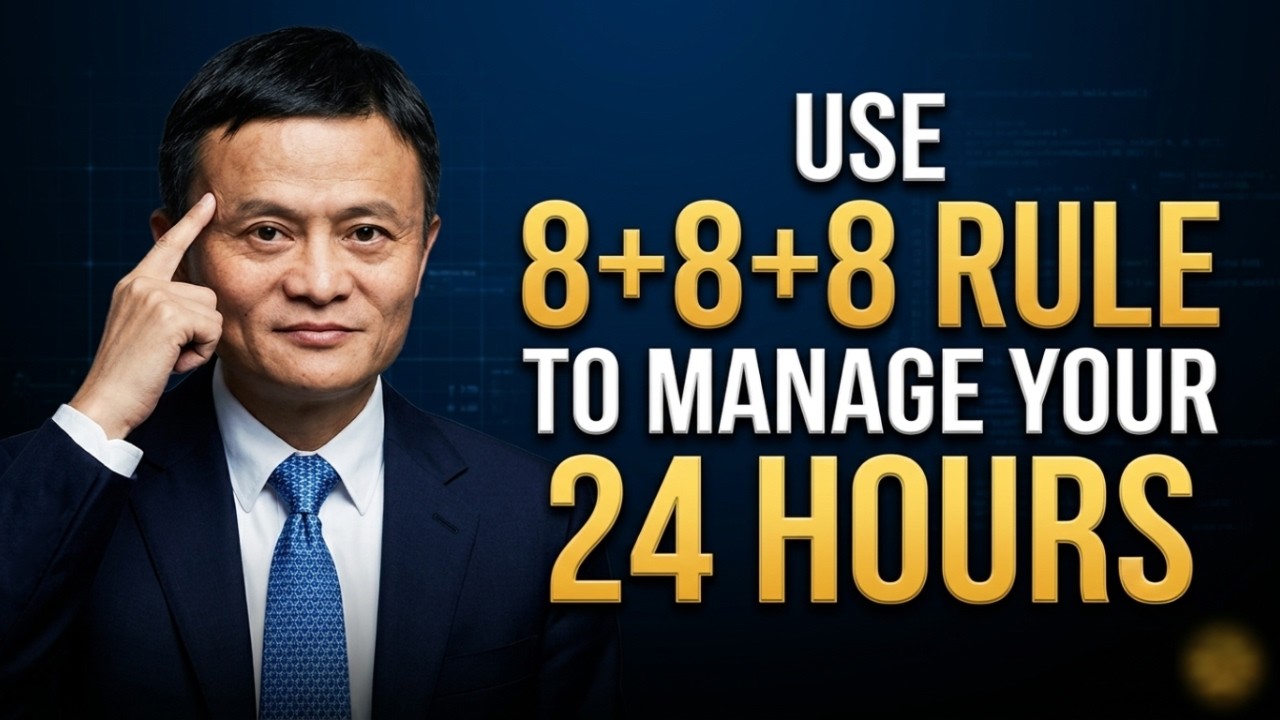 The 8+8+8 Rule: How Successful People Use All 24 Hours | jackma