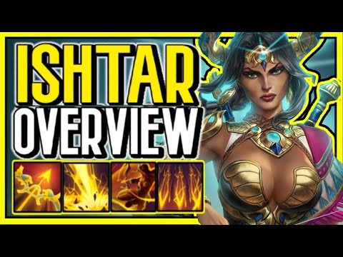 ISHTAR ABILITY OVERVIEW | SMITE'S New Hunter Looks INSANE!