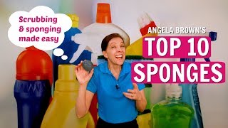Angela Brown&#39;s Top 10 Sponges for House Cleaning