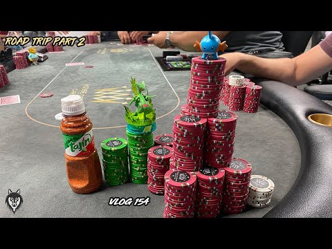 QUADS &amp; STRAIGHT FLUSH IN EL PASO!! HOW DO I GET SO LUCKY?! *MUST SEE!! | Poker Vlog #154