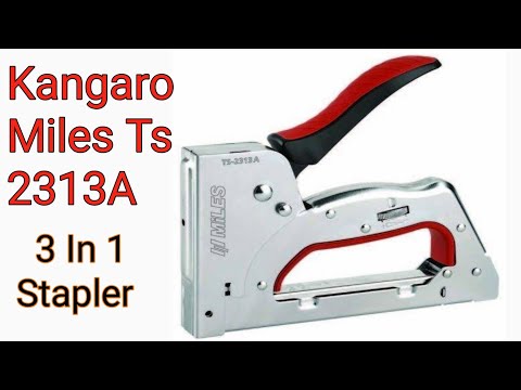 Kangaroo wood stapler machine