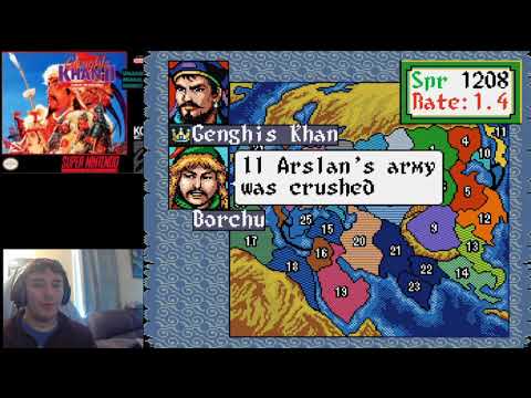 Genghis Khan II Clan of the Gray Wolf (SNES) - World Conquest