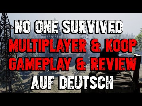 No one Survived - Multiplayer & Koop Gameplay + Review Deutsch | Mehrspieler mit @Xander-DE