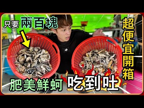 【Ru儒哥】你敢相信烤鮮蚵吃到飽一個人只要$200嗎?而且還能從早坐到晚!!我是不相信 所以我來開箱了【超便宜開箱】