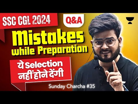 Sunday Charcha -35 || Common Preparation Mistakes || Q & A Strategy