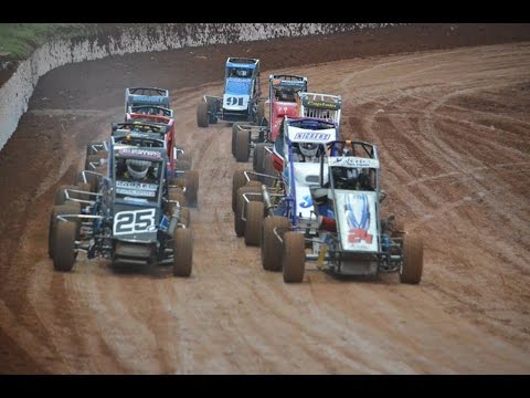 Compact Speedcars A-Main Archerfield Speedway 1/1/16