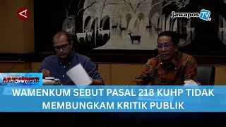 Download lagu WAMENKUM SEBUT PASAL 218 KUHP TIDAK MEMBUNGKAM KRITIK PUBLIK || BERANDA NUSANTARA mp3