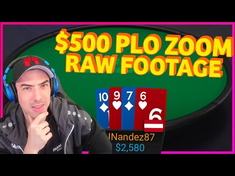 EVEN MORE PLO $500 Zoom RAW FOOTAGE with JNandez