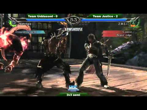 Unblessed vs Justice - SCV 3v3 semi WGC 2012
