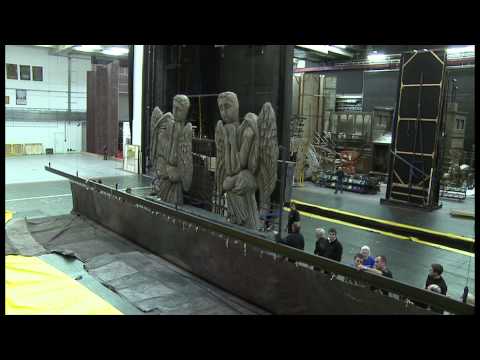 A timelapse of the set change from afternoon rehearsals to the evening performance