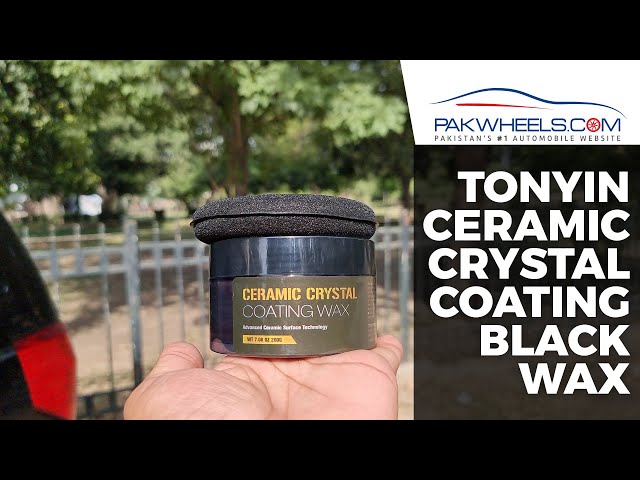 Tonyin Car Care Ceramic Crystal Coating Black Car Wax 200g Video