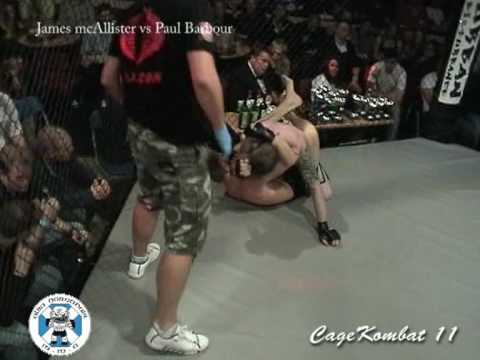 Cage Kombat 11. James mcAllister vs Paul Barbour. Round 1&2
