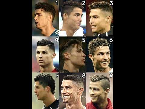 Which hairstyle is the best? #football #ronaldo #viralshorts