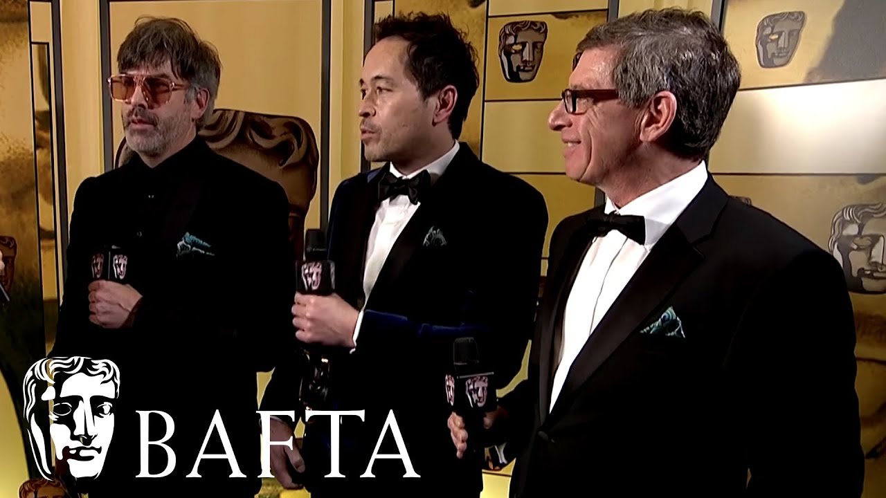 The Shape of Water Production Design team talk backstage at the BAFTA's on their win