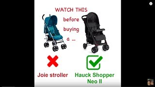 Joie Nitro Stroller v Hauck Shopper Neo II