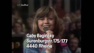 Gaby Gabinsky - Diebe kommen am Abend (ZDF Hitparade 22.1.1977)