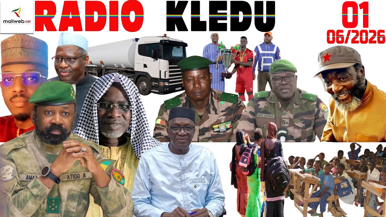 La Revue de Presse de la RADIO KLEDU du 01 Juin 2026