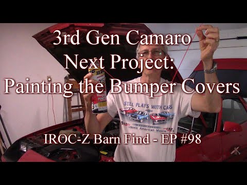 3rd Gen Camaro Preparing to Paint the Bumpers - IROC-Z Barn Find EP98