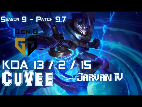 Gen CuVee JARVAN IV vs RYZE Top - Patch 9.7 KR Ranked