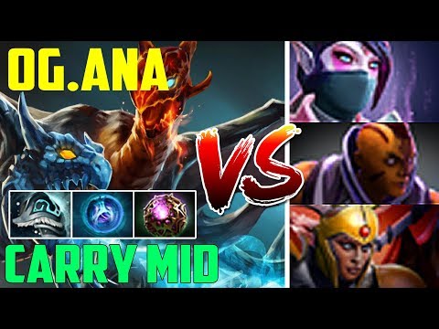 OG.Ana Jakiro Carry Mid | WTF New Meta game | Dota 2 Gameplay 2017