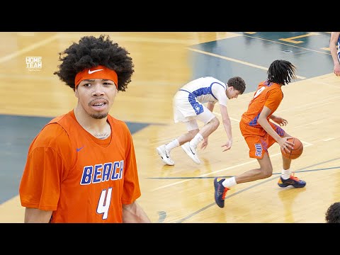 Tyran Stokes, JJ Crawford and Rainier Beach vs Seattle Prep