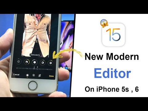 Get iOS 15 New Modern Editor in iPhone 5s & 6 on iOS 12🔥🔥