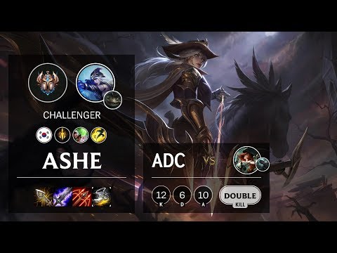 Ashe ADC vs Miss Fortune - KR Challenger Patch 10.4