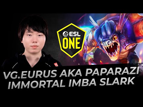 VG.Eurus Paparazi plays Slark - Dota 2 Replay Full Gameplay