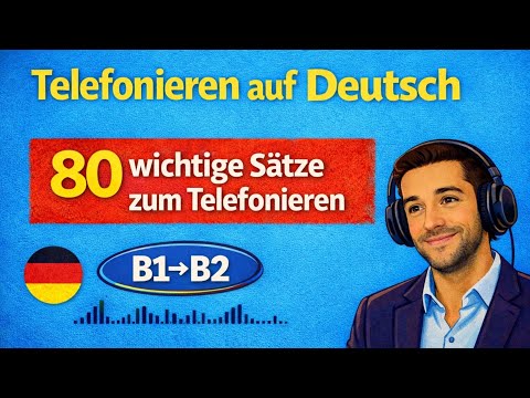 80 important phrases for telephone conversations (B1–B2)