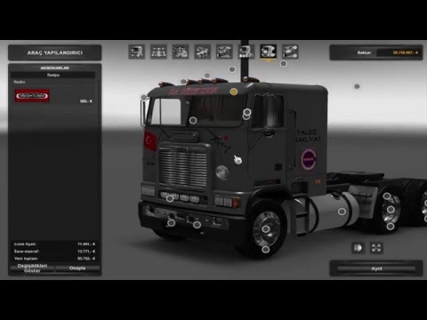 ETS2 Freightliner FLB V1.0 Çekici+Dorse Modu