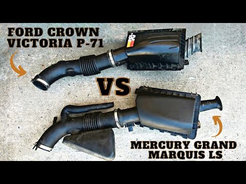 Mercury Grand Marquis Air Intake Upgrade From Ford P71 Police Interceptor Performance Setup Install