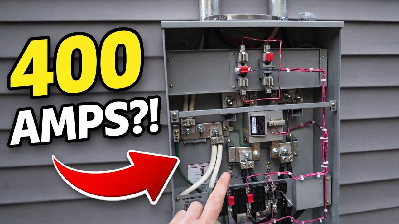 400 amp service explained (Real install)